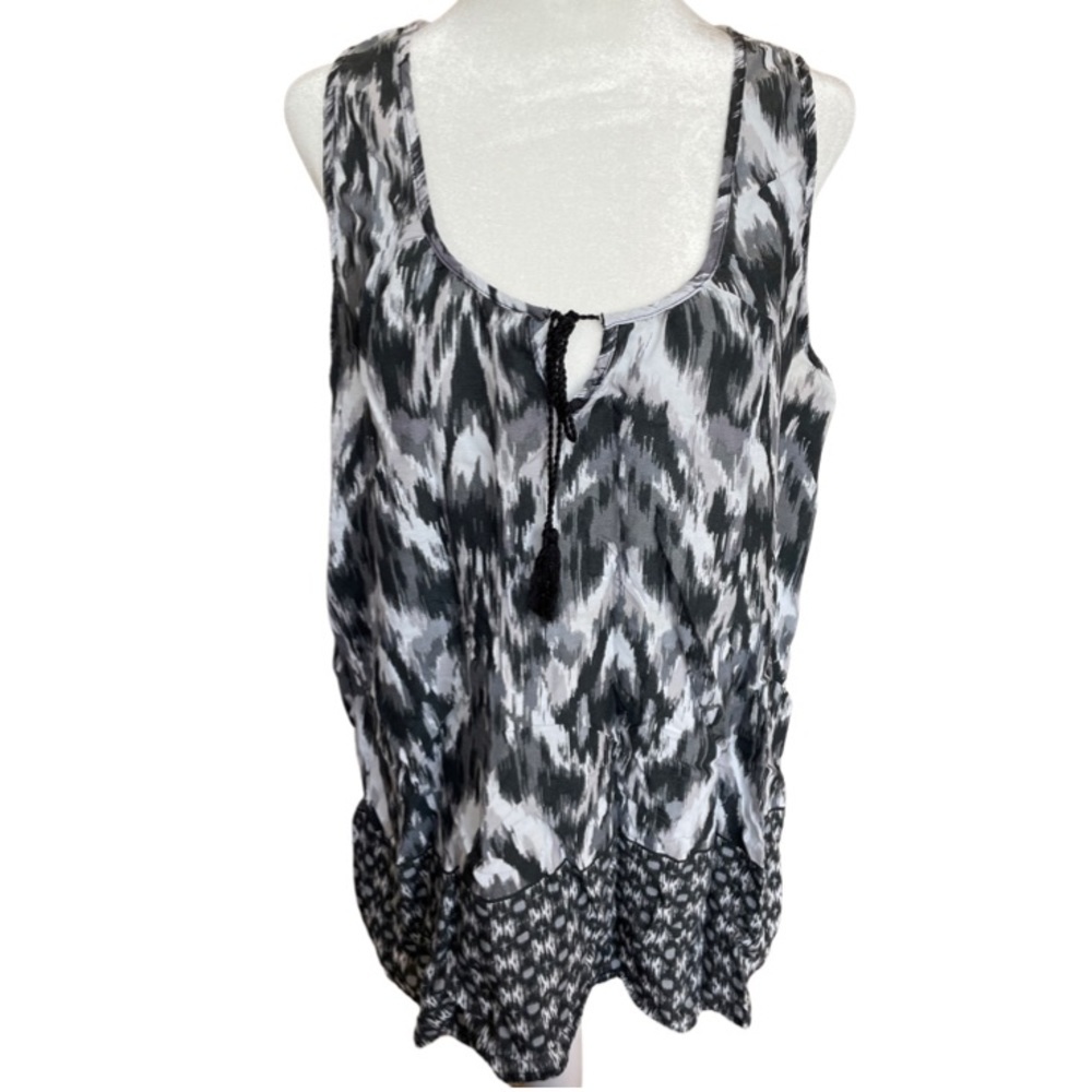 Faded Glory light flowy tunic tank XL